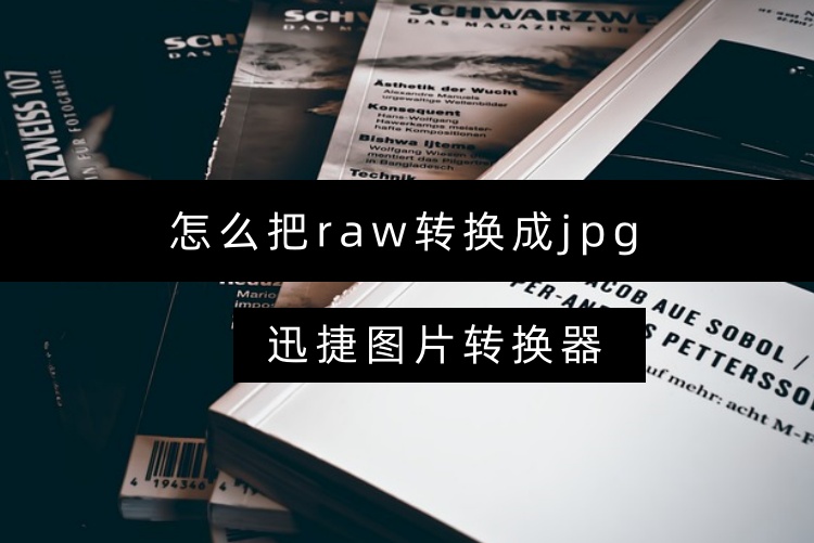 怎么把raw转换成jpg